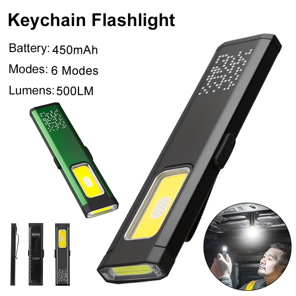 Outdoor Lighting B&Q - Mini draagbare oplaadbare LED-zaklamp, waterdichte zaklamp