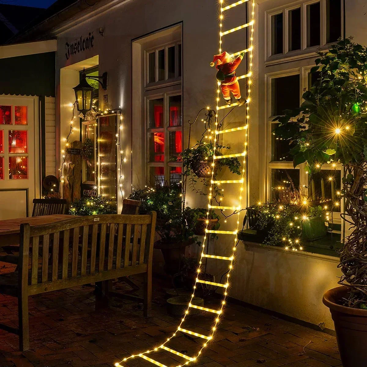 Outdoor Lighting Led Strip - Led Ladder Licht Voor Santa Claus