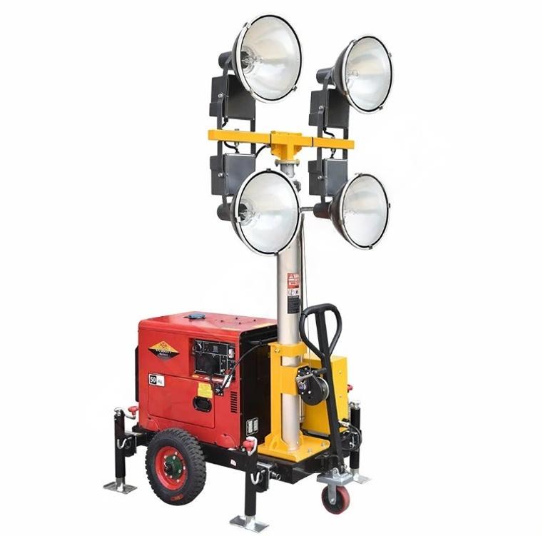 Outdoor Lighting High Quality - Hoogwaardige draagbare mobiele lichtmast op batterijen