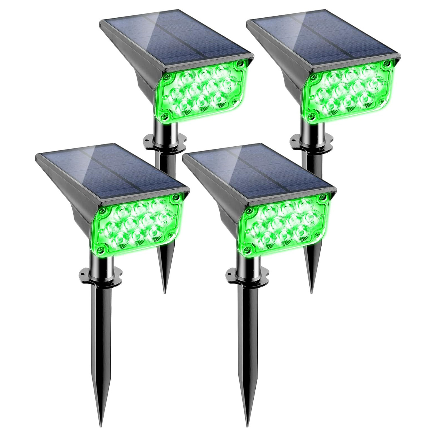 Outdoor Lighting Types - 4 stks Solar Spotlight Outdoor Tuin
