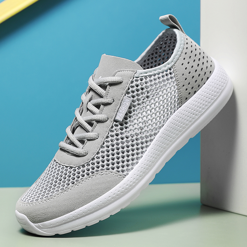 Outdoor Lighting High Quality - Zachte sportschoenen voor heren, ademende mode-mesh-loopschoenen,
