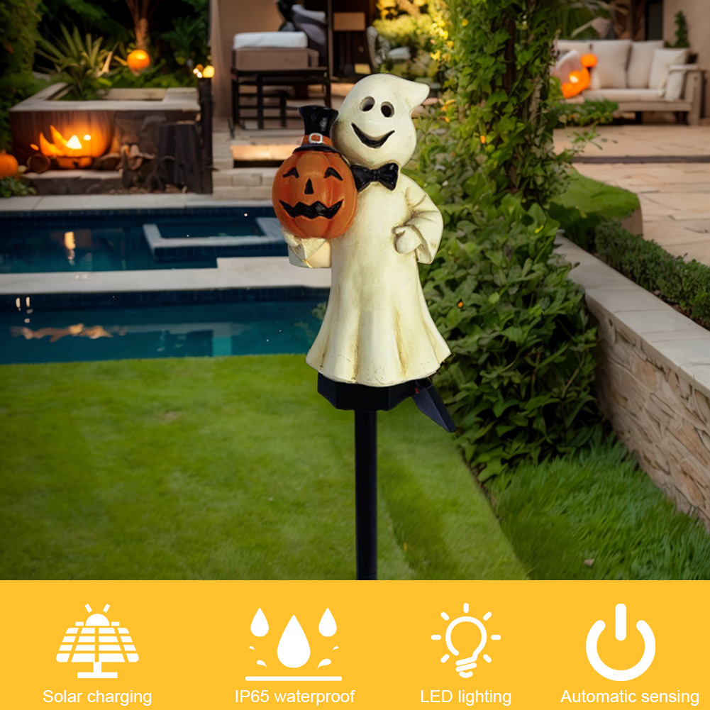 Outdoor Lighting Yard Stakes - Waterdichte Halloween solar pompoen tuinlamp voor
