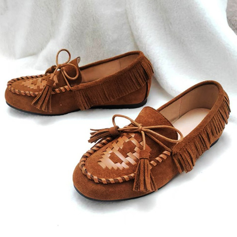 Outdoor Lighting Design - Retro Kwastje Strik Ontwerp Loafers voor