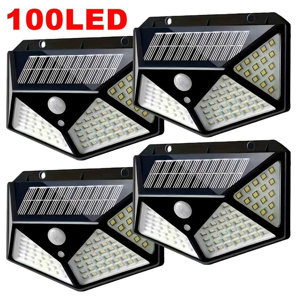 Photocell Outdoor Lighting - 100LED buitenlamp op zonne-energie, buitenlamp met