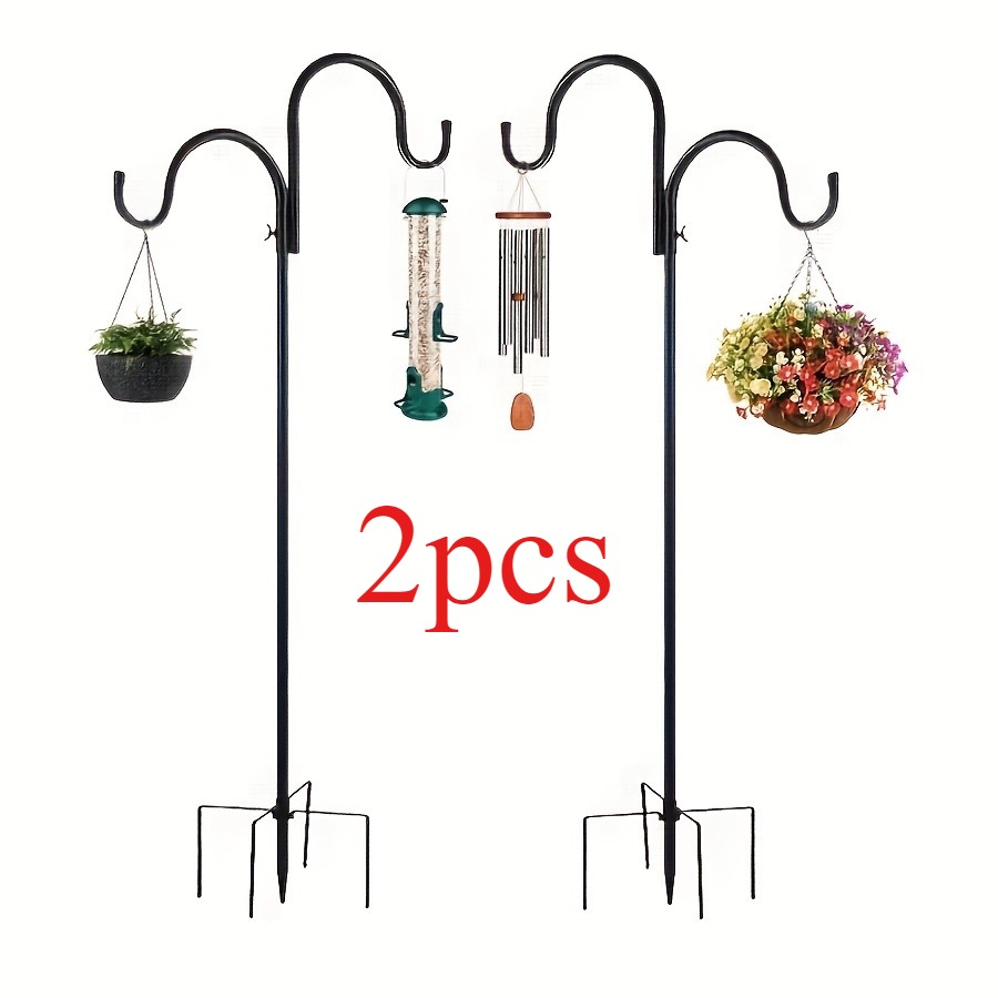 Outdoor Lighting Pole - Set van 2 stevige tuinherdershaken met
