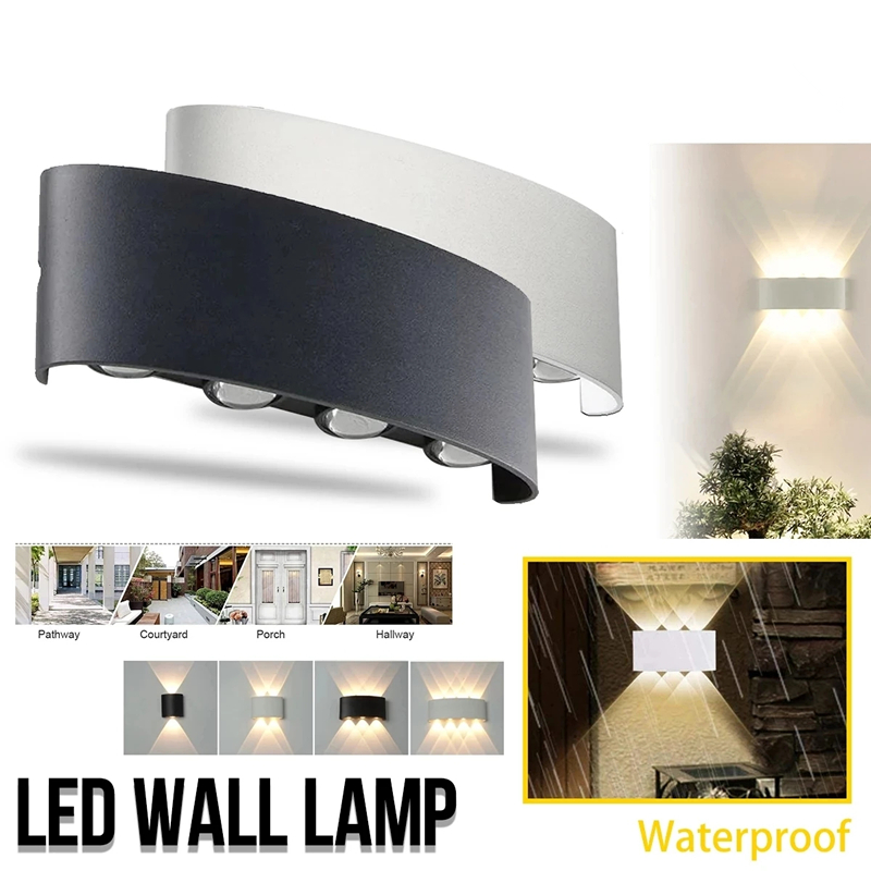 Outdoor Lighting Linear - Moderne Led Wandlamp Outdoor Trap Lichtpunt