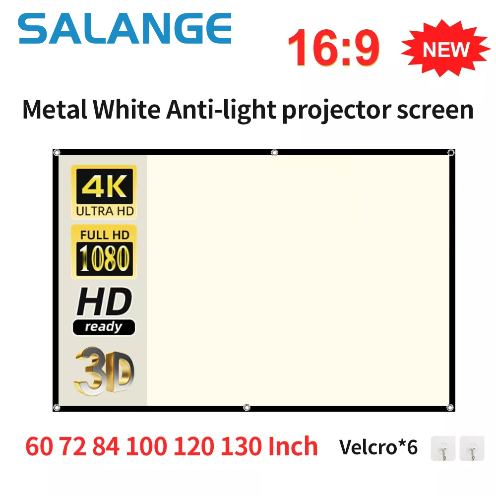 Outdoor Lighting Grid Screen - Salange projectorscherm 16:9 hoge helderheid reflecterend