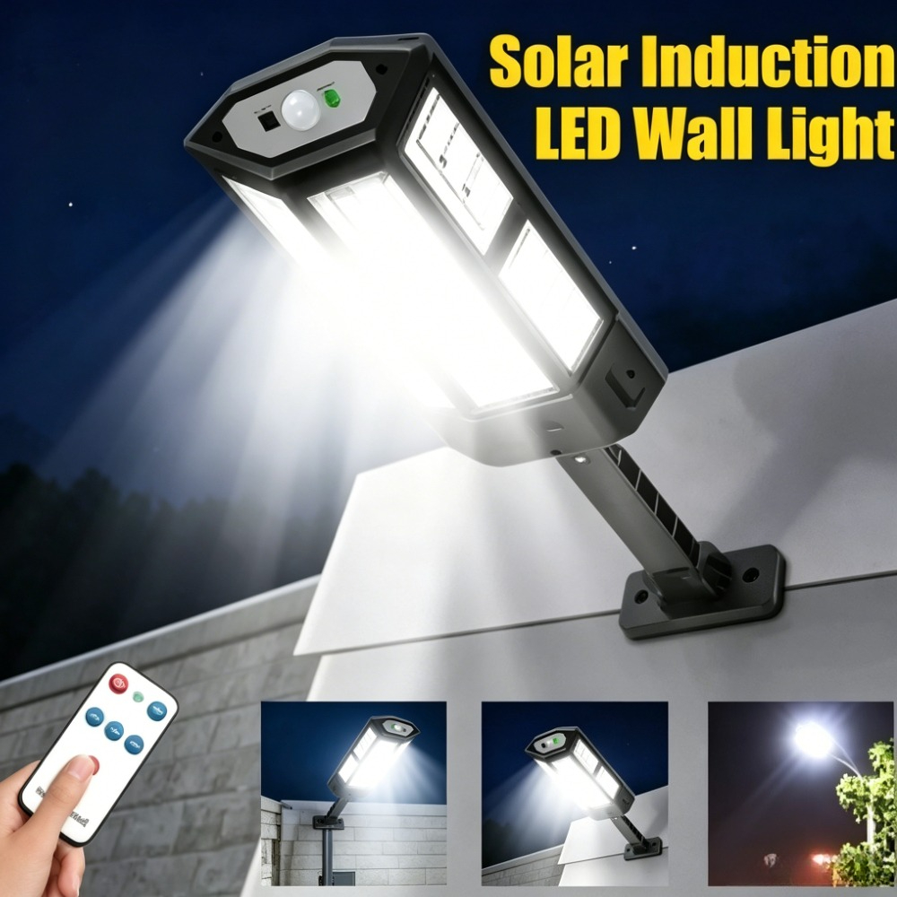Outdoor Lighting Linear - Krachtige LED-zonnelamp Buitenmuurlamp voor binnenplaats Oplaadbaar