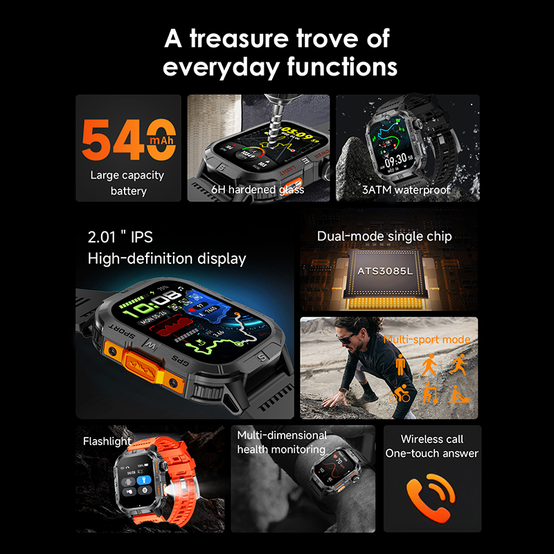 2026 Nieuwe Smartwatch GPS Bew - Outdoor Lighting Track recensie en prijs