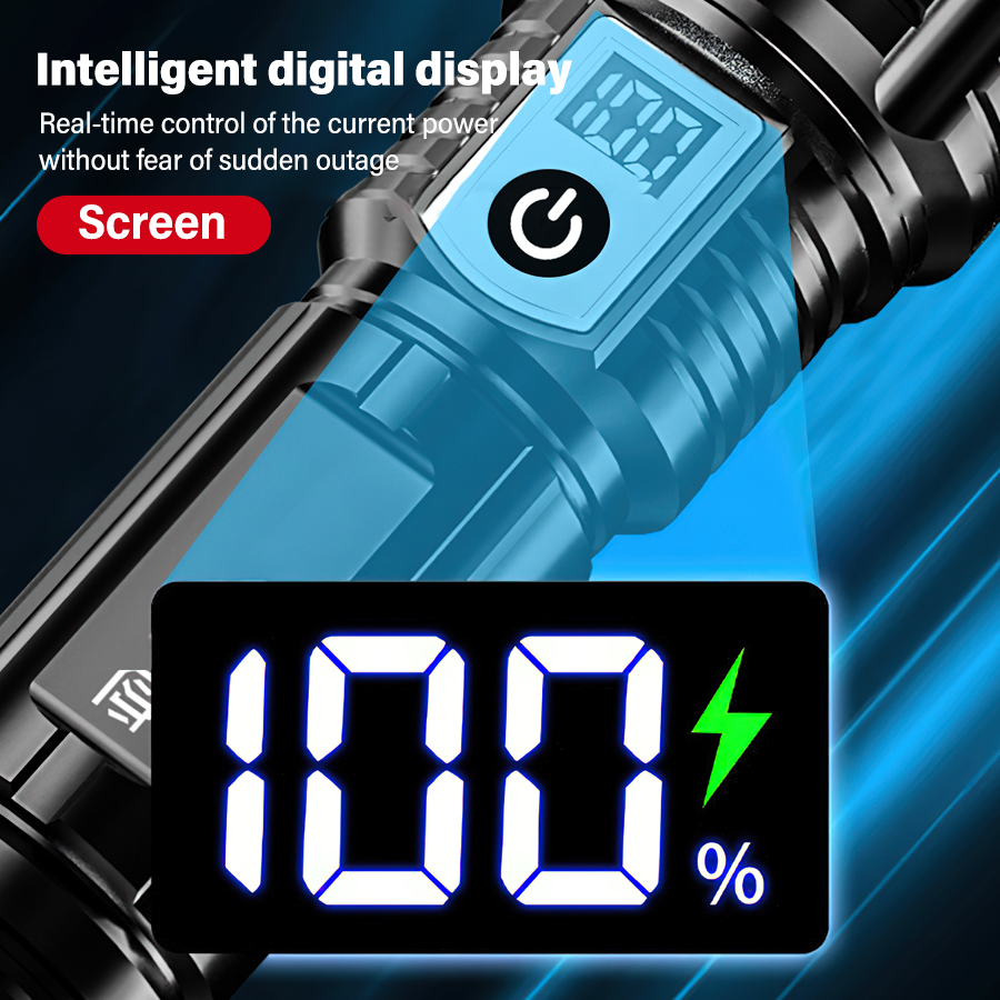 High Power 200000LM LED-zaklam - Outdoor Lighting Types recensie en prijs