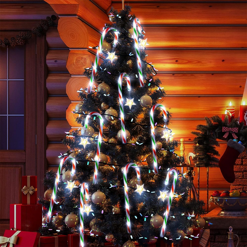 5/8PCS Solar Kerstster Snoepgo - Outdoor Lighting Yard Stakes recensie en prijs