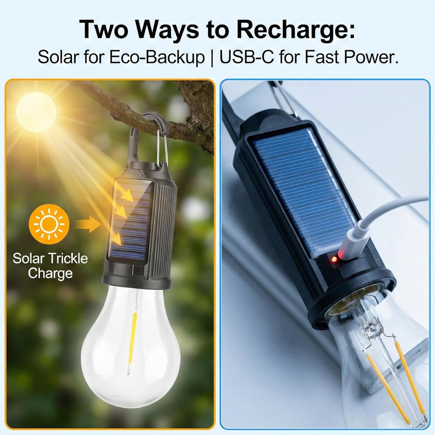 LED-campingverlichting op zonn - Photocell Outdoor Lighting recensie en prijs