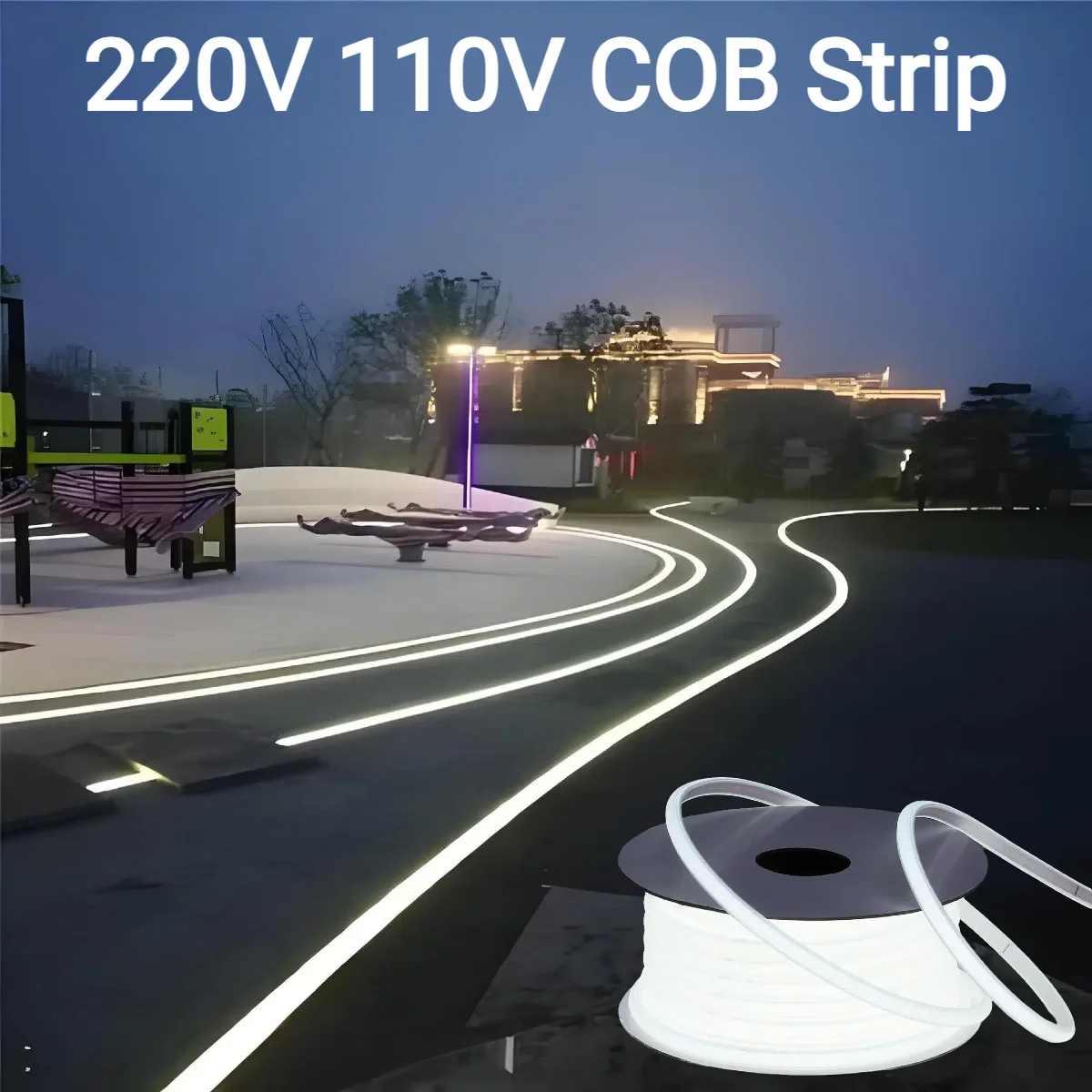 220 V 110 V Pure Siliconen Gel - Outdoor Lighting Led Strip recensie en prijs