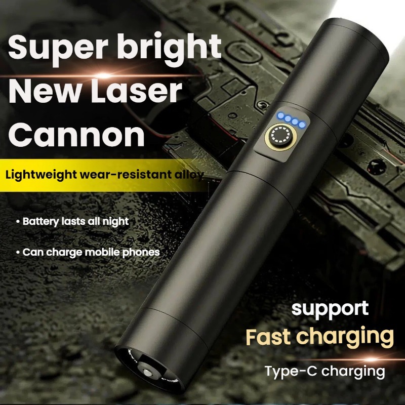 Sterk licht LED-zaklamp Type-C - Outdoor Lighting Types recensie en prijs
