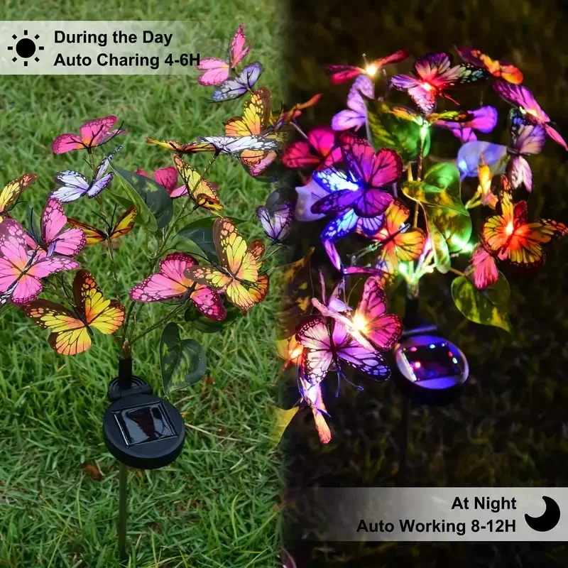 Solar LED-vlindertuinverlichti - Photocell Outdoor Lighting recensie en prijs