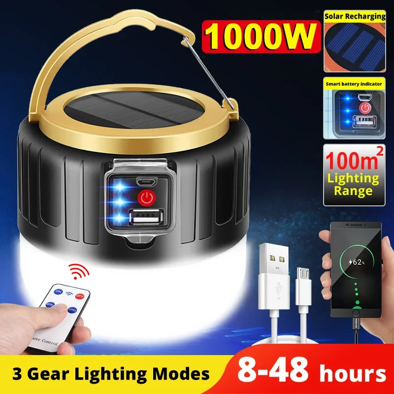 LED-campinglamp op zonne-energ - Photocell Outdoor Lighting recensie en prijs