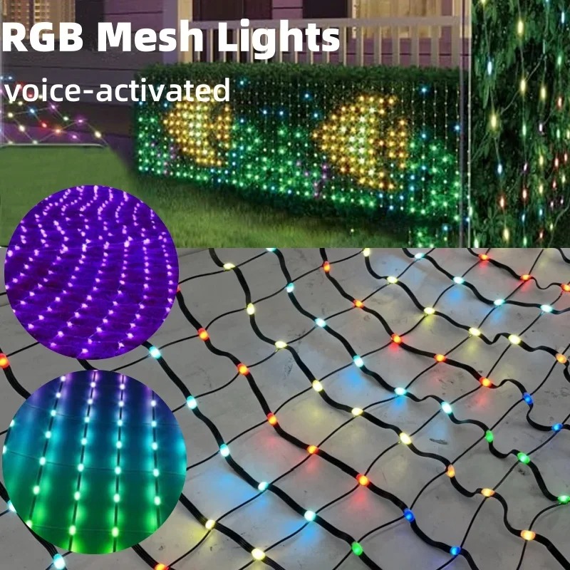 Slimme Net Lights Outdoor, RGB - Outdoor Lighting Grid Screen recensie en prijs