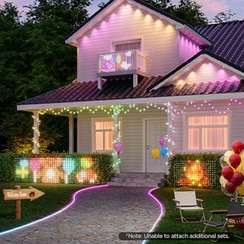 Slimme Net Lights Outdoor, RGB - Outdoor Lighting Grid Screen recensie en prijs