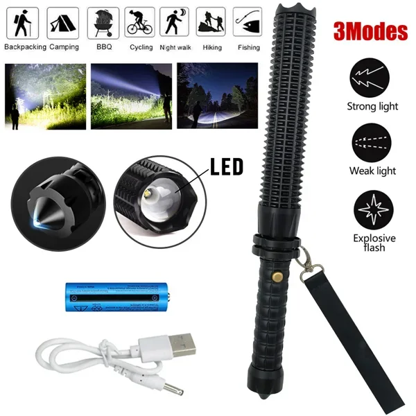 USB Oplaadbare LED Zaklamp Int - Outdoor Lighting Types recensie en prijs