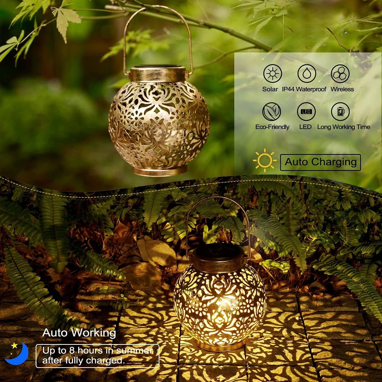 1-6PCS Marokkaanse zonne-lanta - Photocell Outdoor Lighting recensie en prijs