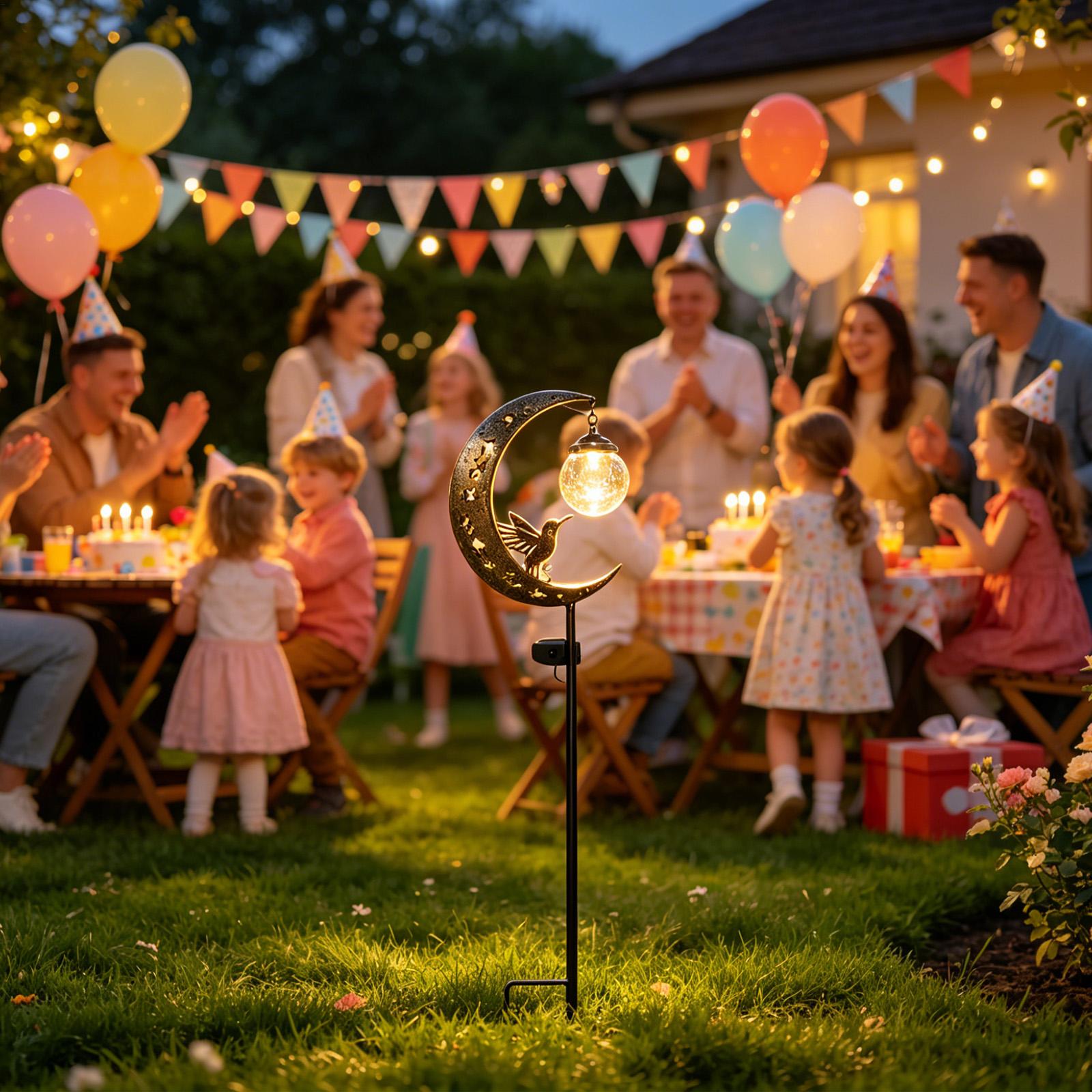 Solar Garden Stake Lights Moon - Outdoor Lighting Yard Stakes recensie en prijs