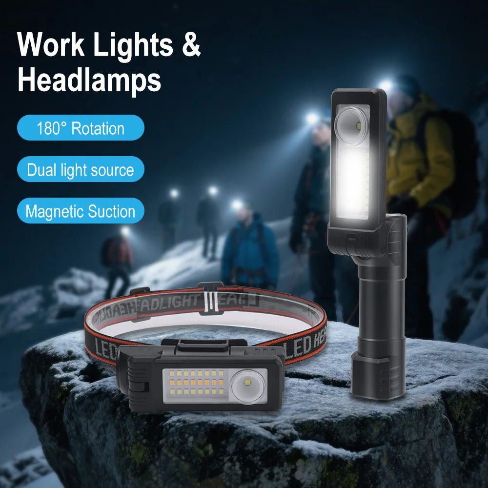 BORUiT Oplaadbare LED-koplamp  - Outdoor Lighting Types recensie en prijs
