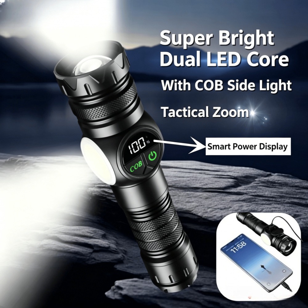Wit licht LED-zaklamp Type-C O - Outdoor Lighting Types recensie en prijs
