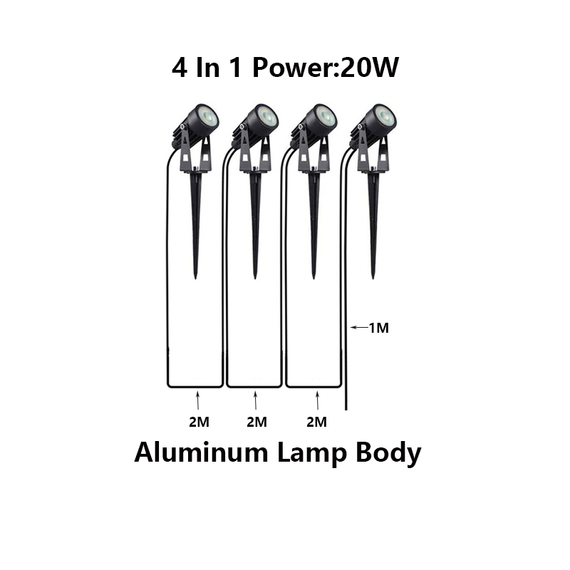 10/8/6 In 1 Led Tuin Licht Gaz - Outdoor Lighting Pole recensie en prijs