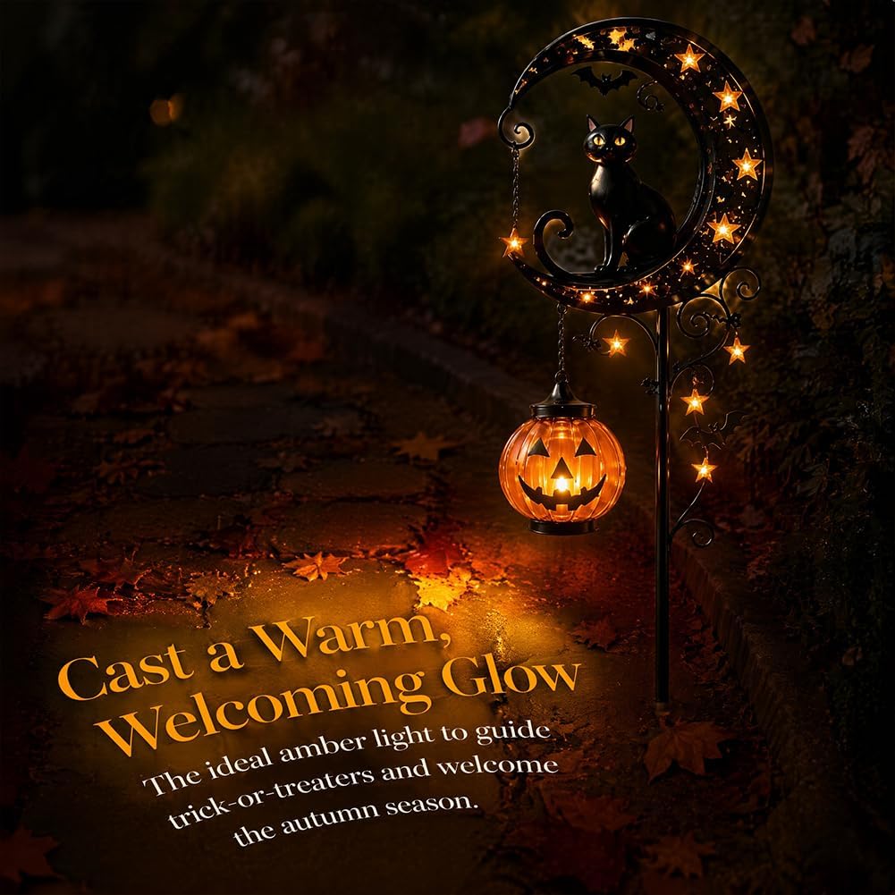 Solar Halloween Zwarte Kat & P - Outdoor Lighting Construction recensie en prijs