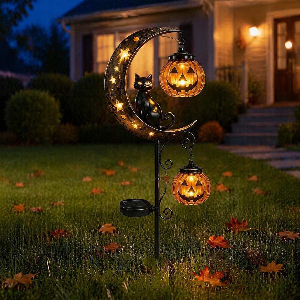 Solar Halloween Zwarte Kat & P - Outdoor Lighting Construction recensie en prijs