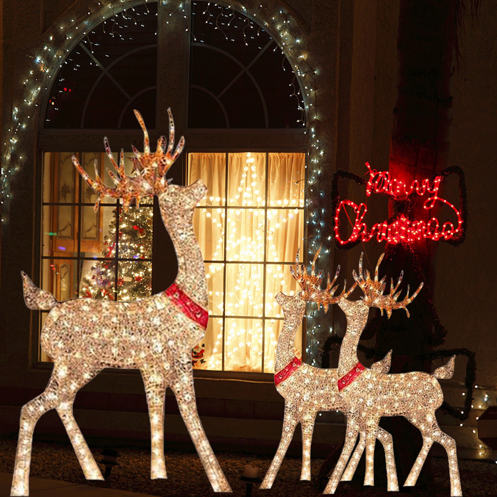 Verlichte Kerstdecoratie Hert  - Outdoor Lighting Yard Stakes recensie en prijs