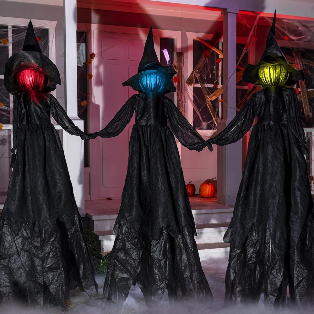 3-pack 51'' Halloween heksen d - Outdoor Lighting Yard Stakes recensie en prijs