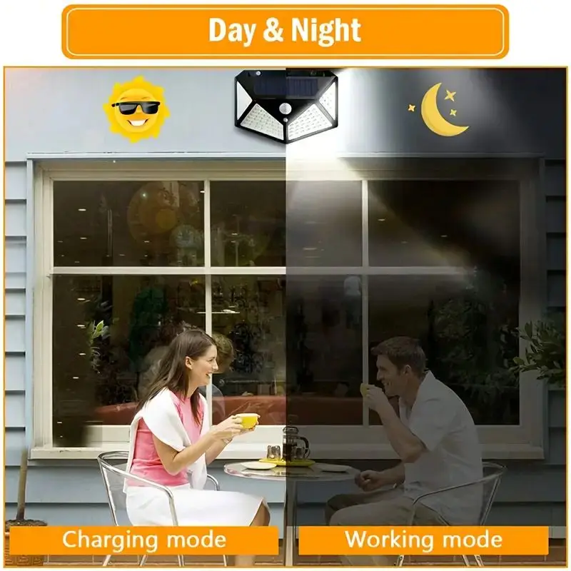 100LED buitenlamp op zonne-ene - Photocell Outdoor Lighting recensie en prijs