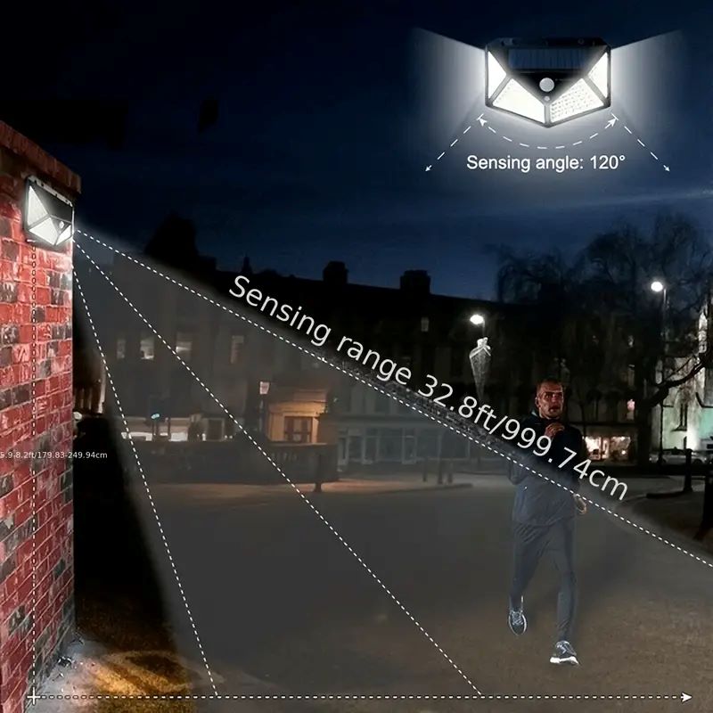 100LED buitenlamp op zonne-ene - Photocell Outdoor Lighting recensie en prijs