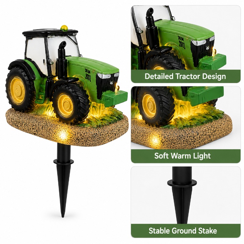Solar Tractor Garden Stake Lig - Outdoor Lighting Yard Stakes recensie en prijs