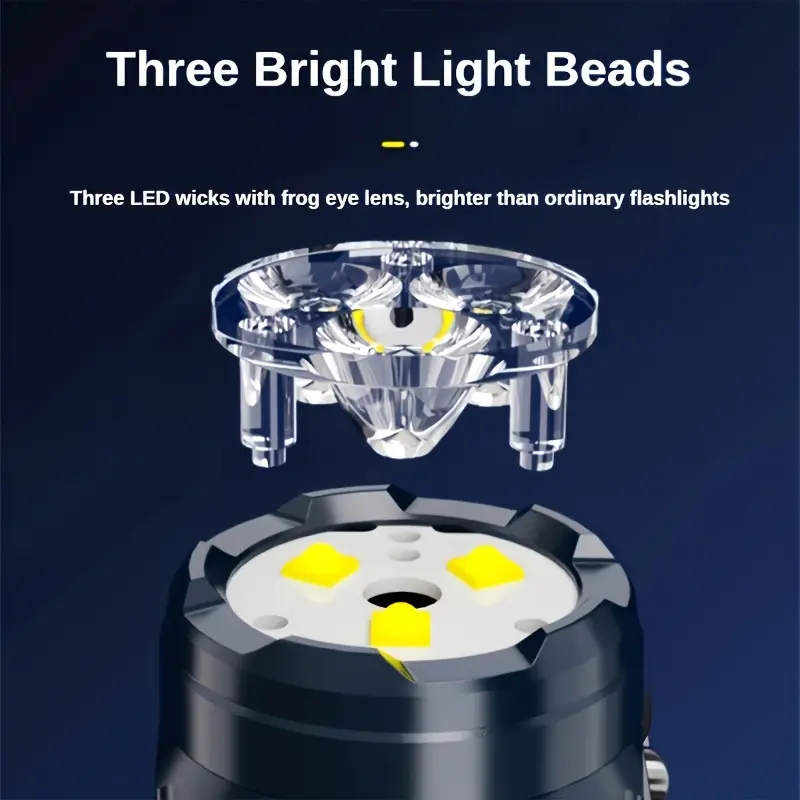 Mini 3LED-zaklamp met penclip, - Outdoor Lighting B&Q recensie en prijs