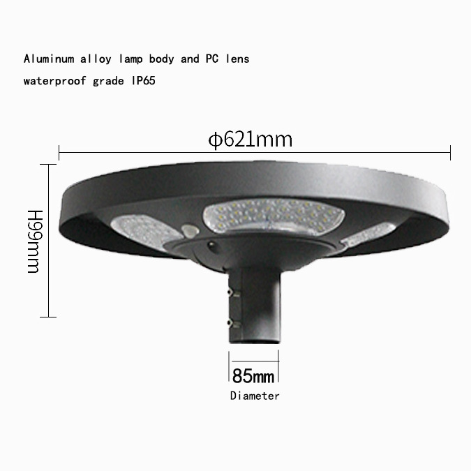 Waterdichte IP65 UFO Solar LED - Outdoor Lighting Pole recensie en prijs