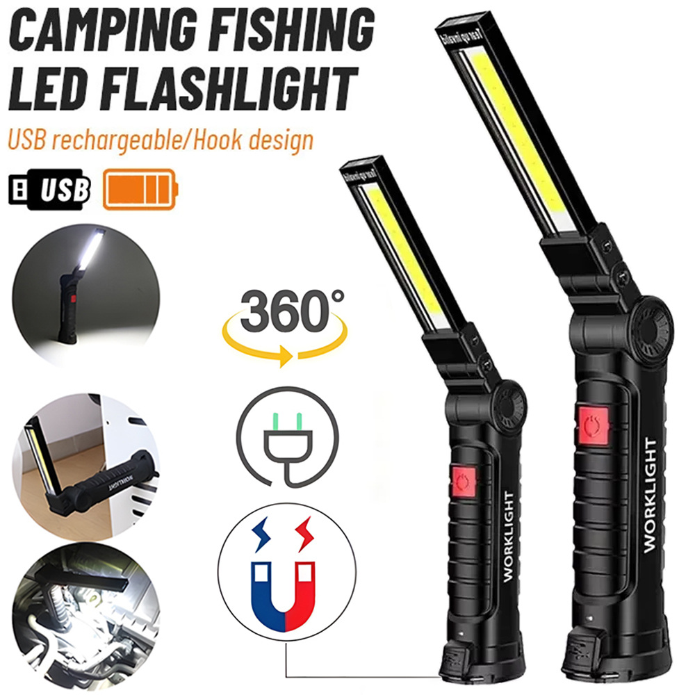 LED COB-zaklamp USB oplaadbare - Outdoor Lighting B&Q recensie en prijs