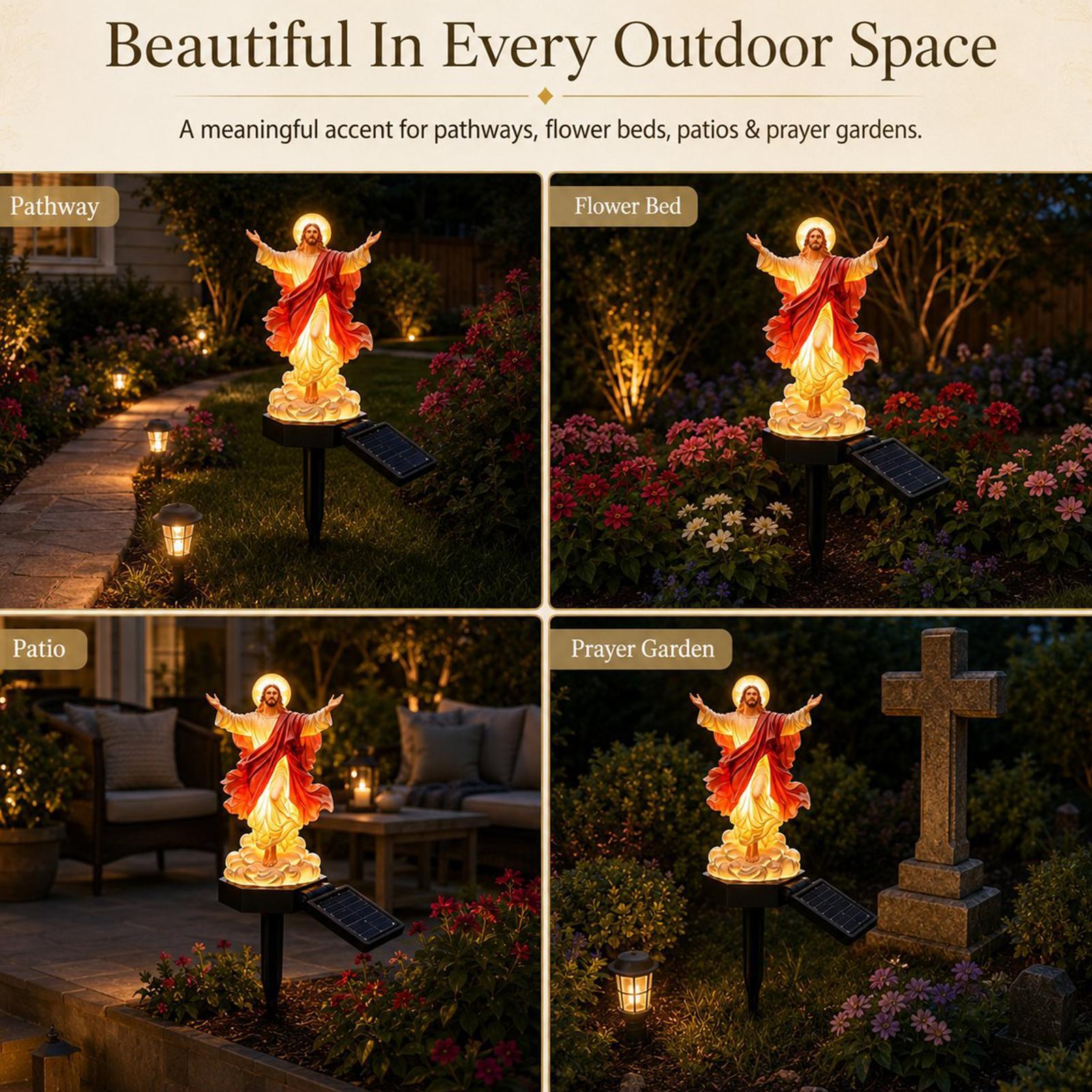 Jesus Solar Lighted Figurine W - Outdoor Lighting Yard Stakes recensie en prijs