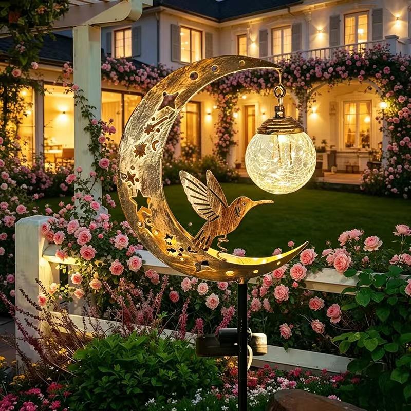 Solar Lawn Light Iron Hummingb - Outdoor Lighting Yard Stakes recensie en prijs