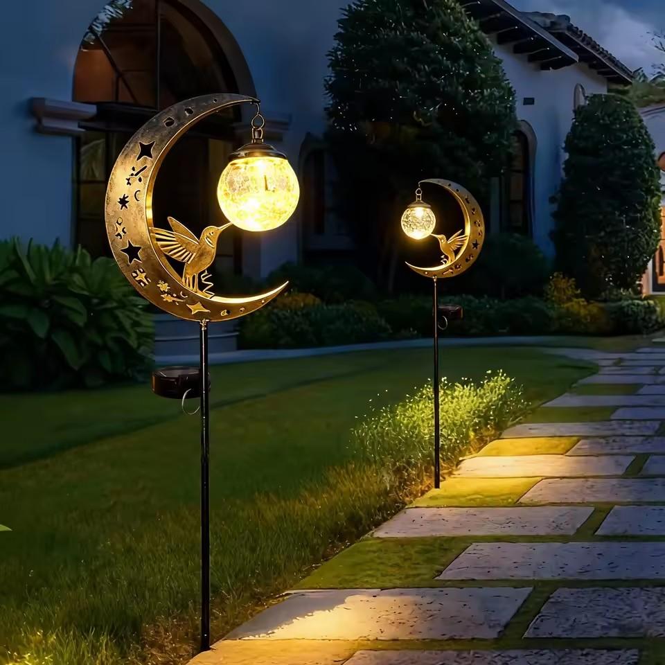 Solar Lawn Light Iron Hummingb - Outdoor Lighting Yard Stakes recensie en prijs