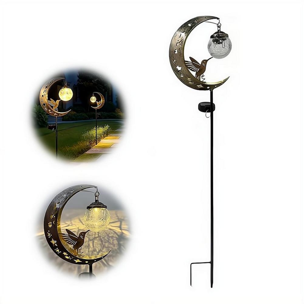 Solar Lawn Light Iron Hummingb - Outdoor Lighting Yard Stakes recensie en prijs